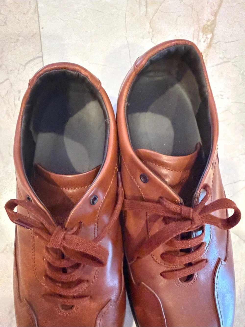 Hogan Brown Leather Shoes